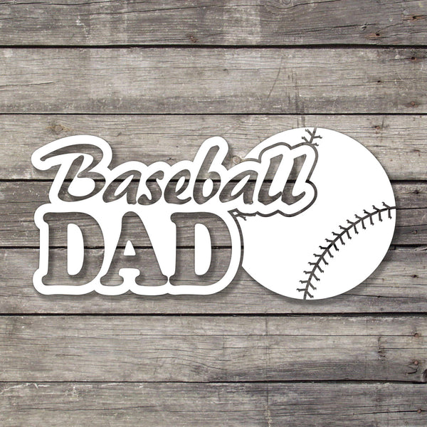 Baseball Dad Decal