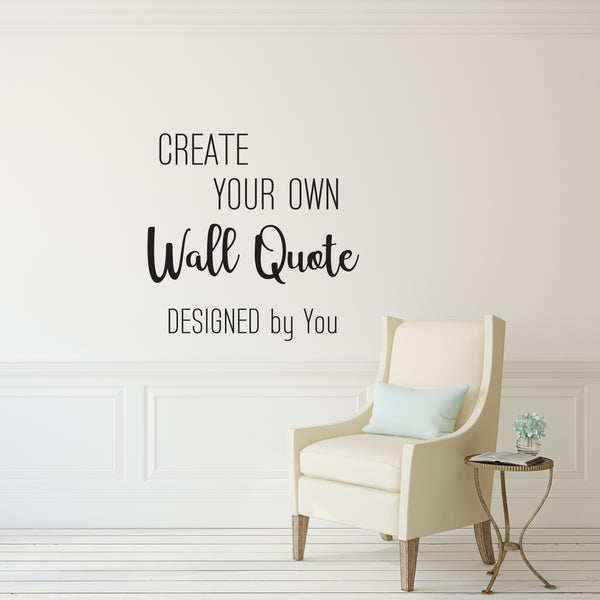 Custom Vinyl Wall Decal - Square