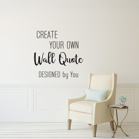 Custom Vinyl Wall Decal - Square