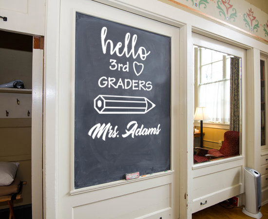 Custom Vinyl Welcome Sign for Classroom