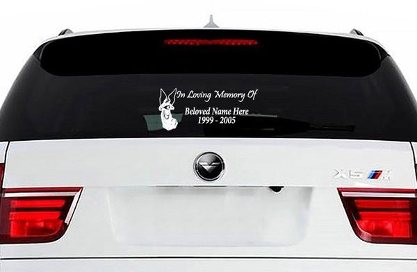 Custom In Loving Memory Vinyl Decal