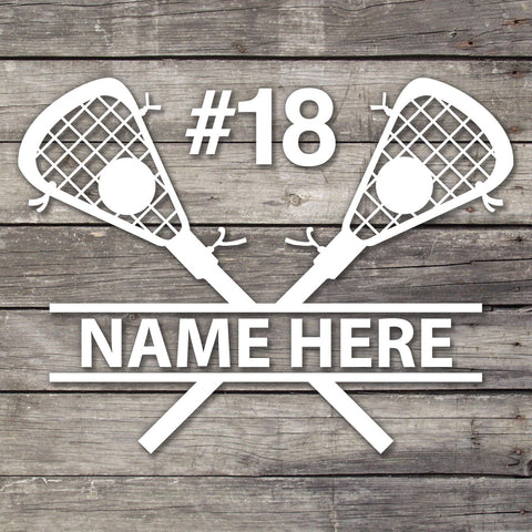 Custom Lacrosse Decal