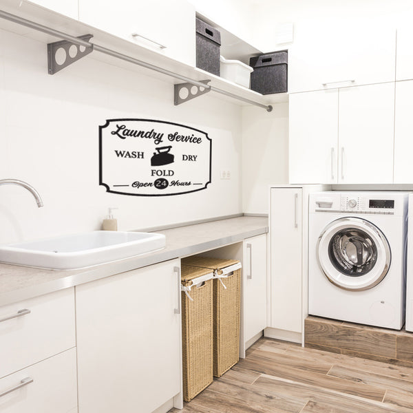 Custom Vinyl Laundry Room Wall Decal