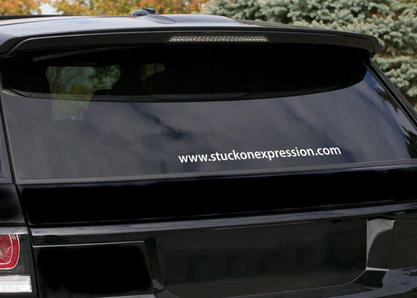 Custom Vinyl Web URL Decal Kit