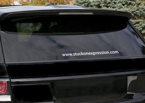 Custom Vinyl Web URL Decal Kit