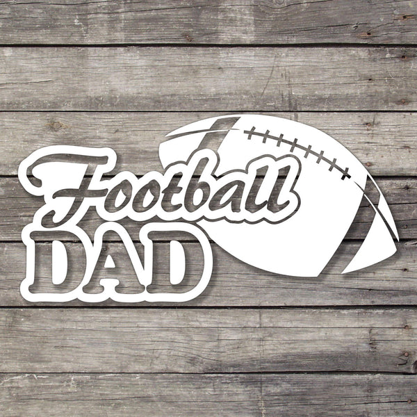 Football Dad Decal