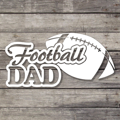 Football Dad Decal