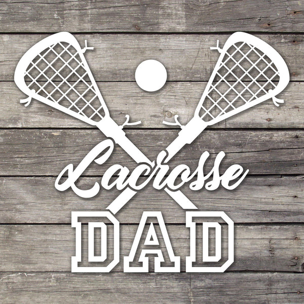 Lacrosse Dad Decal