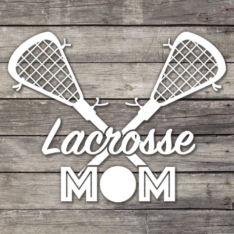 Lacrosse Mom Decal